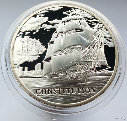 КОНСТИТЬЮШН. Парусные корабли, 20 рублей 2010