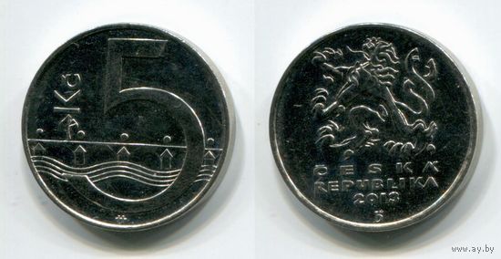 Чехия. 5 крон (2013, aUNC)