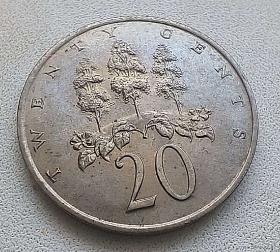 Ямайка 20 центов, 1969 6-9-15