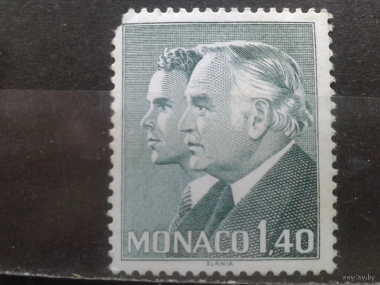 Монако, 1981. Князь Ренье III и принц Альберт**