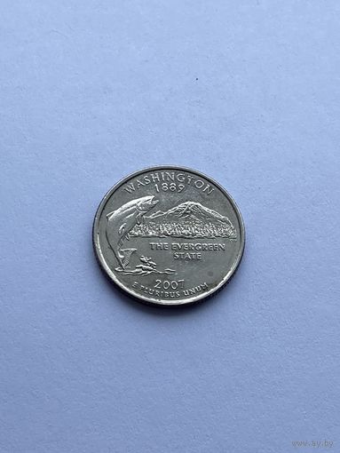 25 центов 2007 г. Вашингтон, США
