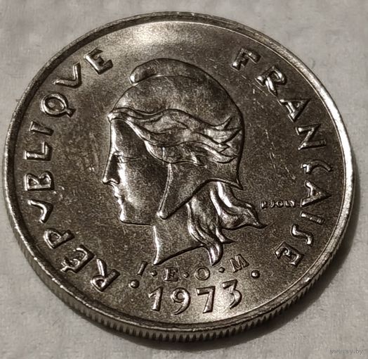 Новая Каледония 10 франков, 1973 (1-8-119)