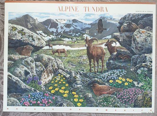 2007 Природа Америки(самоклеющиеся марки)-США