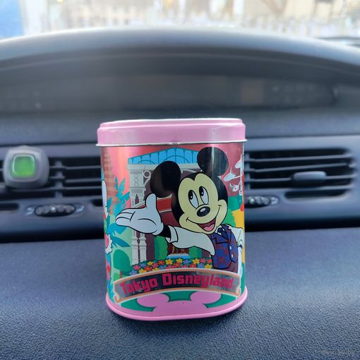 Баночка жестяная. Токио Диснейленд Дисней Tokyo Disney оригинал