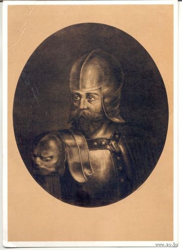 Совр. открытка Литовского нац. музея. Прошла почту.