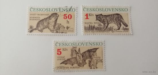 Чехословакия 1990. Млекопитающие