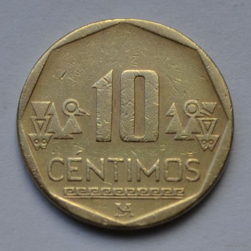 Перу, 10 сентимо 2001 г.