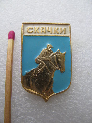 Значок. Скачки