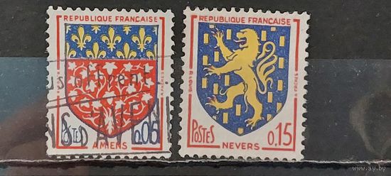 РАСПРОДАЖА ФРАНЦИЯ 1962г. Полная серия. Гаш.