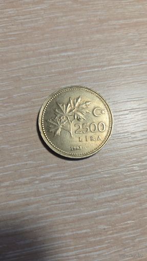 2500 лир Турция 1993