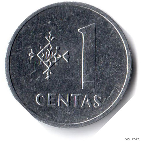 Литва. 1 цент. 1991 г.