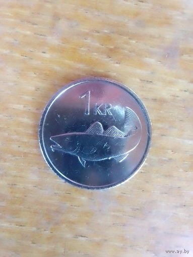 Монеты. Исландия 1 крона 1981 г.