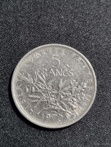 ФРАНЦИЯ 5 франков 1970г.