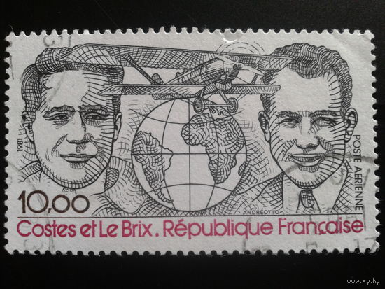 Франция 1981 пилоты, самолет