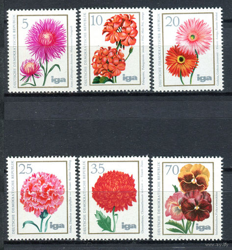 ГДР - 1975г. - Цветоводство - полная серия, MNH [Mi 2070-2075] - 6 марок