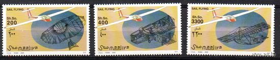 Сомали 2002 г. авиация самолеты планеры MNH
