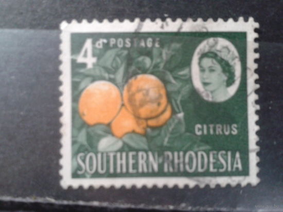 Южная Родезия, 1964. Королева Елизавета II и апельсины
