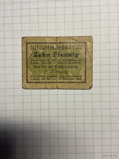 Нотгельд 10 пфеннигов 1921 год. -2112