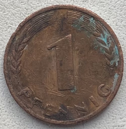 Германия 1 пфенниг 1950 г. J