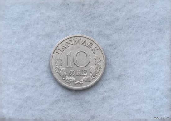 Werty71 Дания 10 эре 1971