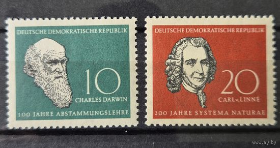 Германия, ГДР 1958 г. Mi.631-632 MNH** полная серия