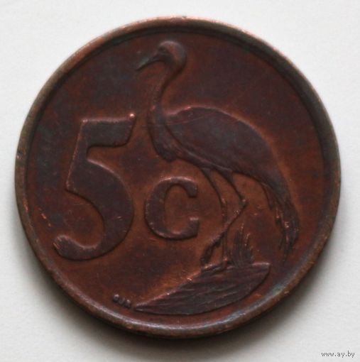 ЮАР, 5 центов, 2000 год, VF