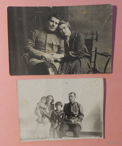 Фото "Боевой путь гвардии полковника, семья", 1929, 1938 г.