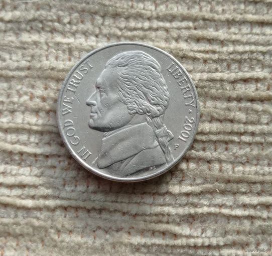 Werty71 США 5 центов 2001 Р Белый дом Джефферсон