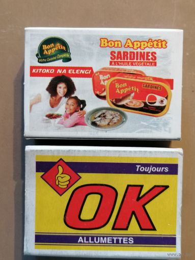 Спички, спичечные коробки 5 х 3.5 х 1.5 см, серия "ОК"