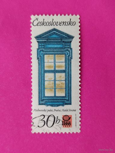 Чехословакия. Архитектура. ( 1 марка ). 11-12.