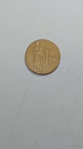 Словакия 1 крона 2003 года .