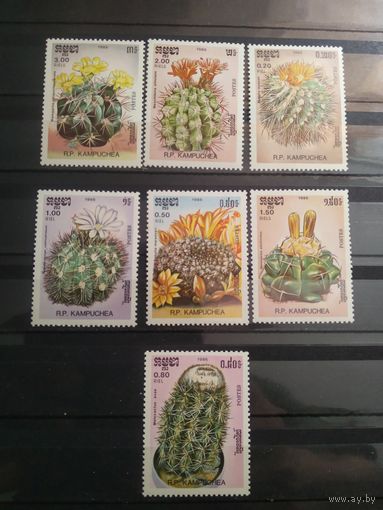Камбоджа 1986 г. Кактусы.