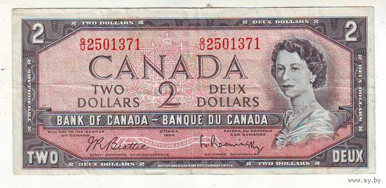 Канада. 2 доллара 1954 г. -2