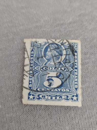 Чили (1878-1883) Колумб. 5 сентаво