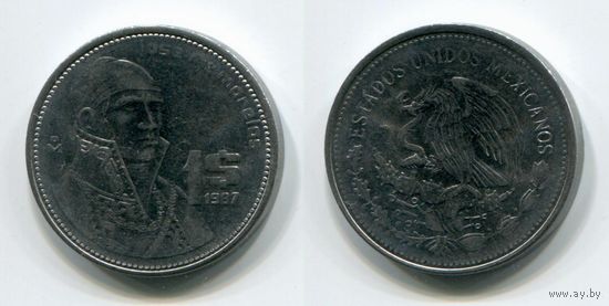 Мексика. 1 песо (1987, XF)