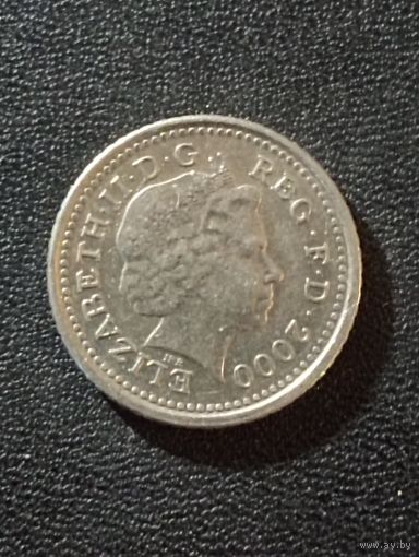 5 пенсов 2000 г. Великобритания