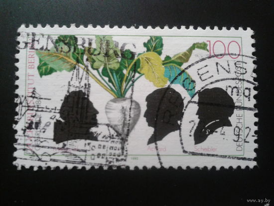 Германия 1992 химики, овощ Михель-0,9 евро гаш.