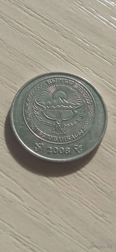 Киргизия 1 сом 2008г.