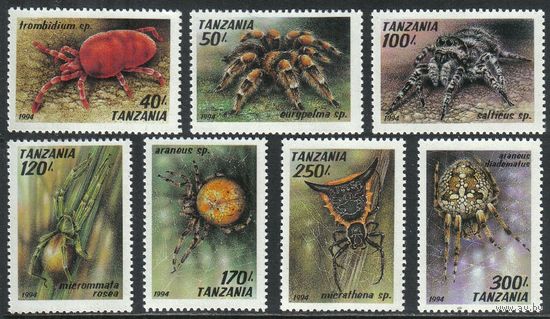 1994 Танзания 1798-1804 Насекомые 7,50 евро