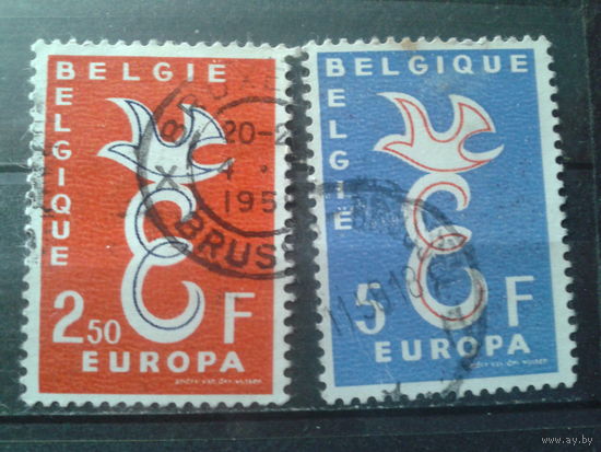 Бельгия 1958 Европа Полная серия