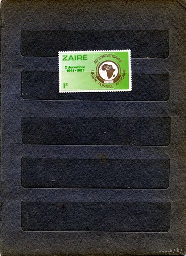 КОНГО( ЗАИР), 1982, Африканский** почтовый союз,  серия 1м чистая,
