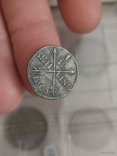 1/12 скилинга швеция 1808