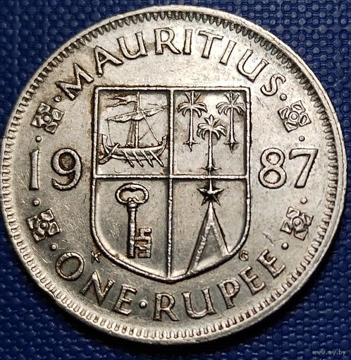 Маврикий 1 рупия 1987 г.