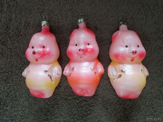 ЛОТ ЕЛОЧНЫХ ИГРУШЕК.