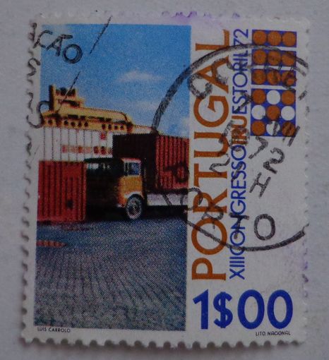 Португалия.1972.контейнеровоз
