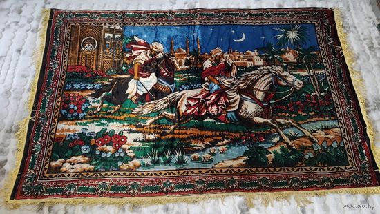 Плюшевый настенный ковёр. Арабская ночь ( похищение невесты)