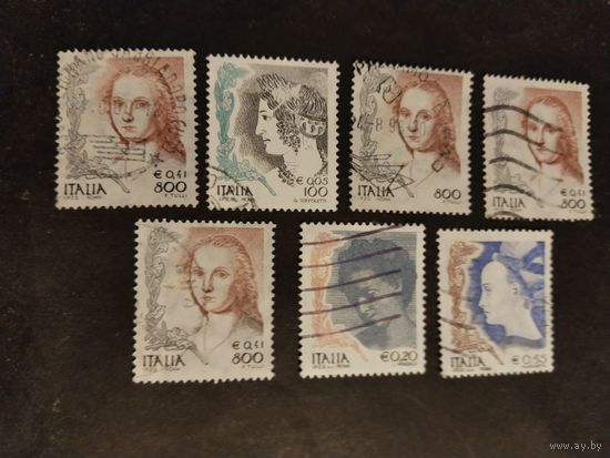 Италия 1998-2002 7 м известные женщины Италии