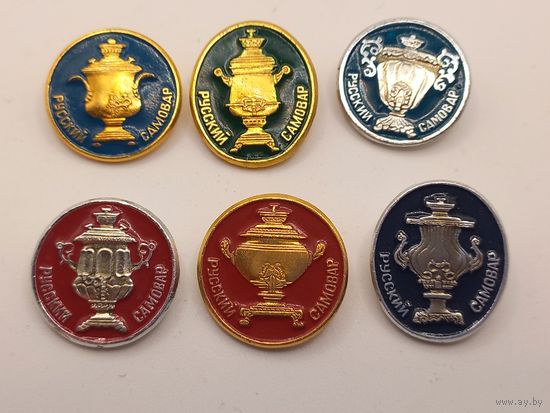 Набор значков Русский самовар