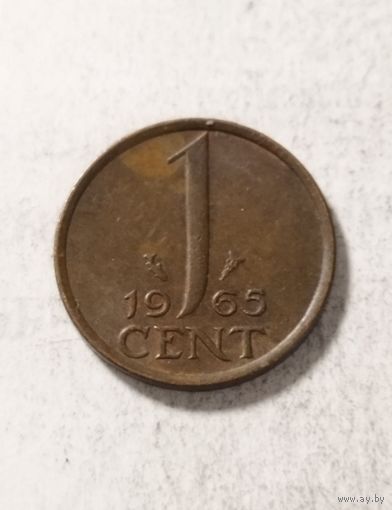 1 цент 1965 года Нидерланды