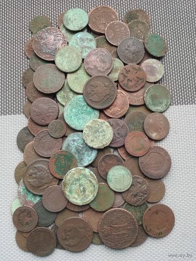 Сборный лот монет Империи с рубля!